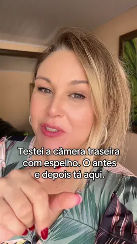 Testei a câmera traseira com espelho. O antes e depois tá aqui. #tiktoshop #livetiktokshop #blackfridaytiktokshop #cameratraseira 