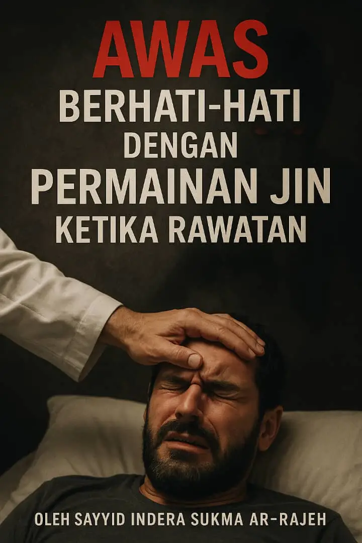 Awas: Permainan Jin dalam Rawatan Apa Maksudnya? Dalam konteks rawatan kerohanian seperti rukyah, perubatan Islam, atau rawatan tradisional: 1. Jin boleh menipu perawat atau pesakit Mereka kadang-kadang: pura-pura sudah keluar memberi maklumat palsu (“ini saka datuk kau”, “ini sihir dari si fulan”) menangis atau merayu supaya dihentikan rawatan menyamar sebagai roh orang mati Tujuannya: mengelirukan, menimbulkan fitnah, melengahkan rawatan, atau membuat manusia percaya sesuatu yang salah. 2. Jin suka mencetuskan fitnah dan permusuhan Contohnya: membisikkan nama seseorang seolah-olah dia pengirim sihir membuat pesakit marah kepada ahli keluarga mendorong pesakit berburuk sangka atau bercerita keburukan orang Ini antara perangkap paling biasa dalam rawatan. 3. Tanda-tanda permainan jin ketika rawatan Pengakuan jin yang bercampur bohong (jin tidak boleh dipercayai) Pesakit tiba-tiba menjerit nama orang lain dan menuduh Muncul “petunjuk ghaib” yang bertentangan dengan Islam Perawat mula memberi dakwaan tanpa bukti (asal-usul jin, sihir dari siapa, dsb.) 4. Cara menjaga diri daripada permainan jin Bergantung hanya kepada Allah, bukan perawat Pastikan perawat berlandaskan syariat dan tidak meminta perkara pelik Tidak percaya bulat-bulat kata-kata makhluk ghaib Tidak membuat tuduhan kepada sesiapa tanpa bukti #PersadaHikmahMuar 