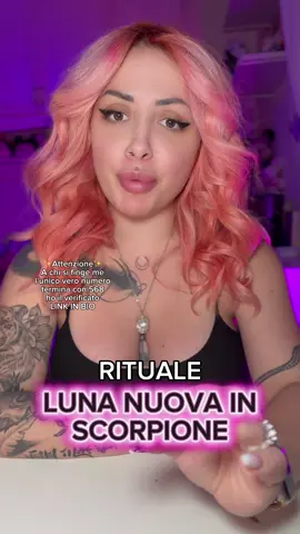 Luna nuova in scorpione Rituale