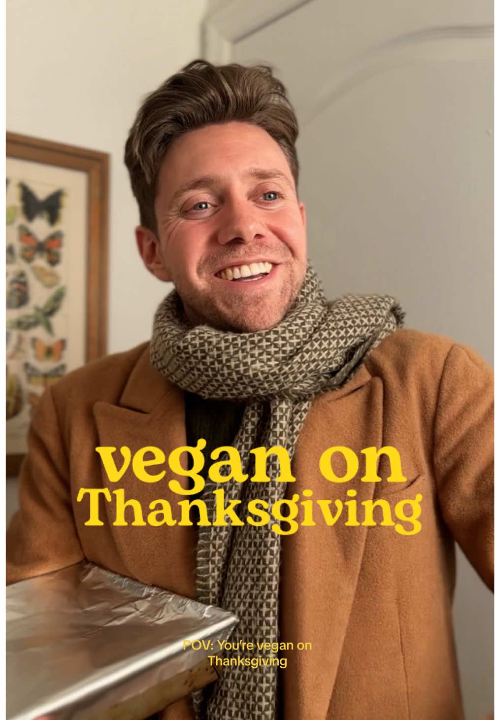 POV: you’re a vegan on thanksgiving and you bring an alternative that nobody but you has to eat #vegan #thanksgiving 