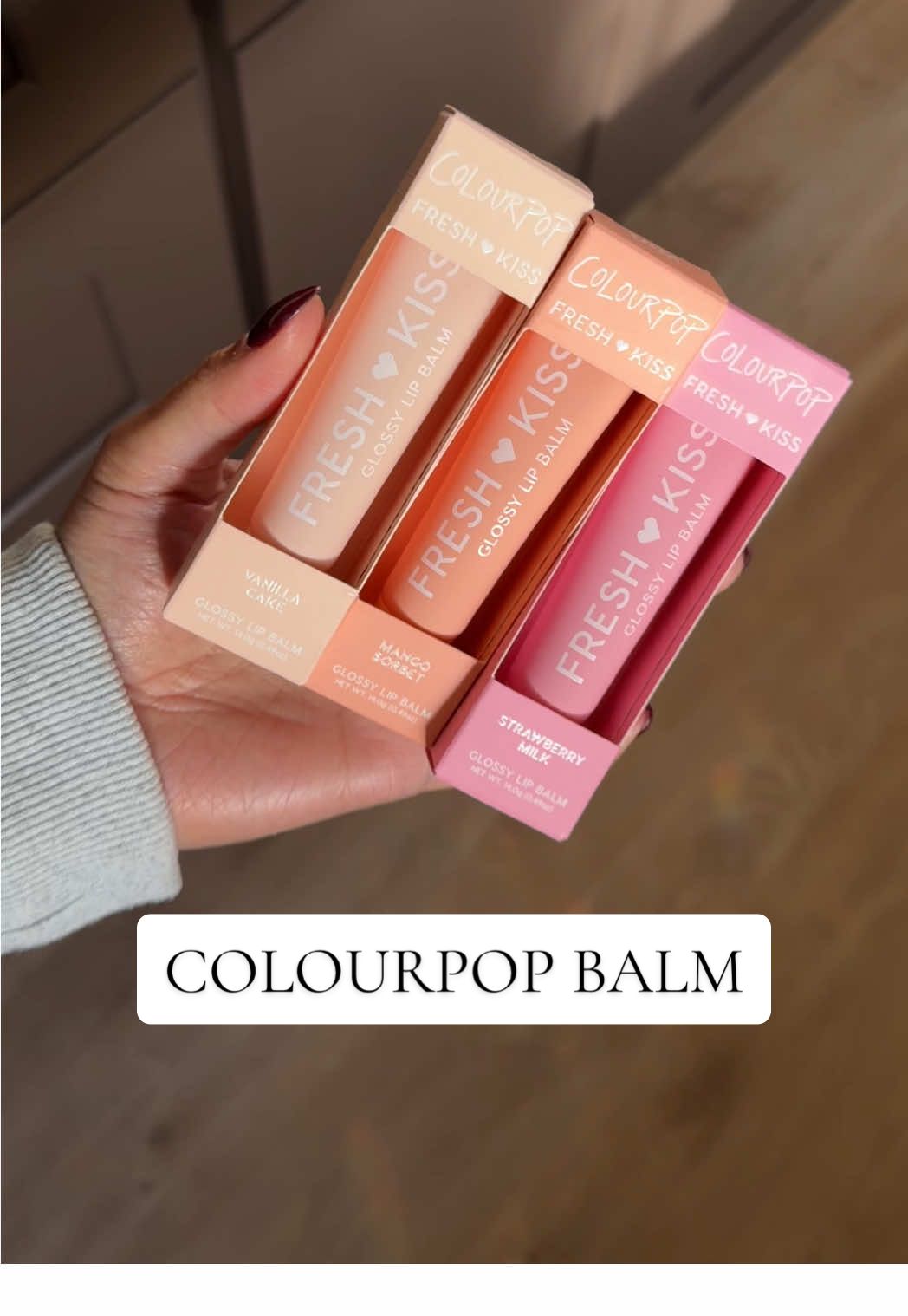 Nice set to try out or gift! #colourpop #freshkissglossylipbalm #lipbalm #gift #tiktokshopblackfriday 