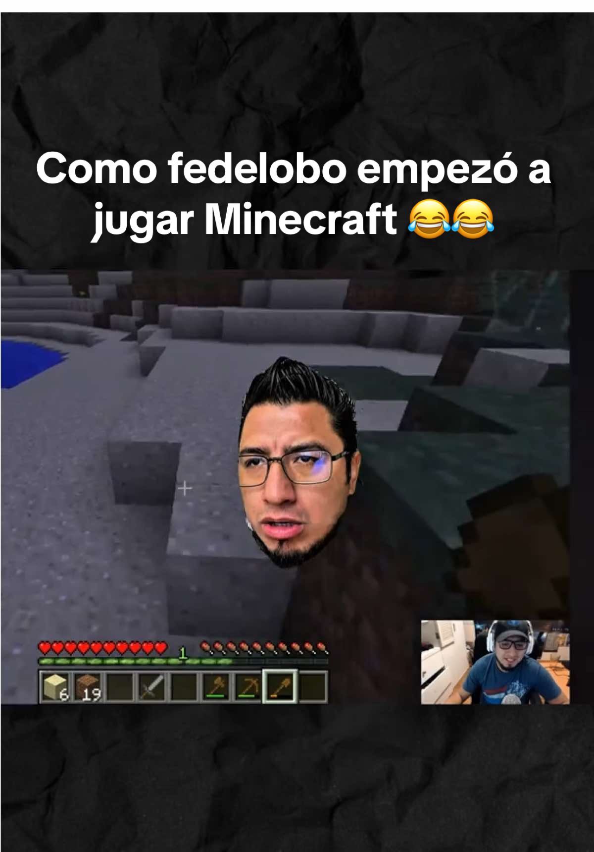 Como empezó Fedelobo con el Minecraft😳😳 . . . . . . #Minecraft #fedelobo #gameplay #entretenimiento #w2mcrew 