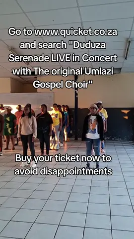 Be there or be told To get your ticket, visit www.quicket.co.za 