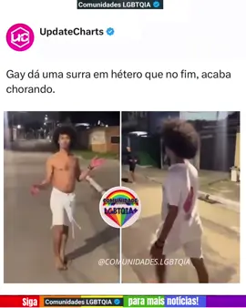 Gay dá uma surra em hétero que no fim, acaba chorando.