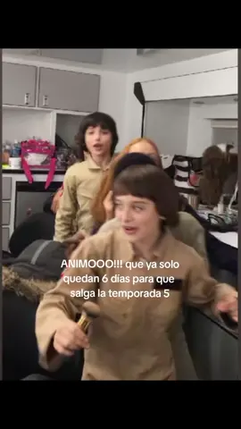 ANIMOOOOOO‼️🗣️🔥 YA FALTAN SOLO 6 DIAS PARA LA TEMPORADA FINAL ##strangerthings #nexflixlatinoamerica #ilovestrangerthings💗 #castdestrangerthings 