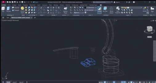 welding robot #autocad #teknikindustri #cad #anakteknik #gamtek 