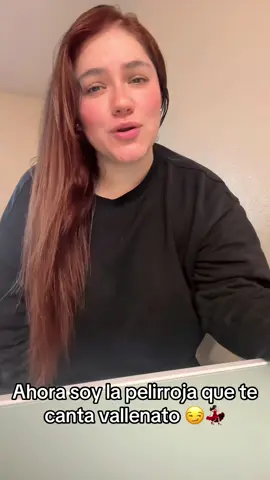 Canta Vallenato 🌹#peliroja #vallenato #cover #sigueme_y_te_sigo #parati f