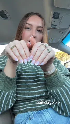 She ate down w these ! #nails #nailinspo #nailday #frenchtipnails #fyp 