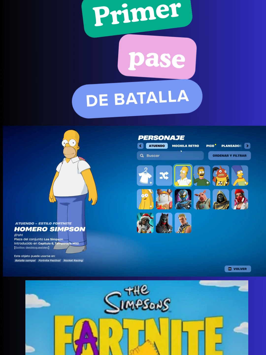 Fortnite Mi primer pase de batalla.