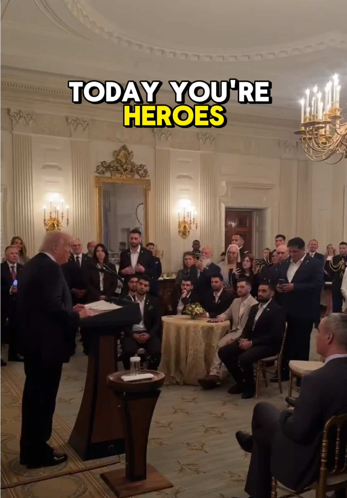 President Trump to Freed Hostages: You Are No Longer Hostages. Today You’re HEROES