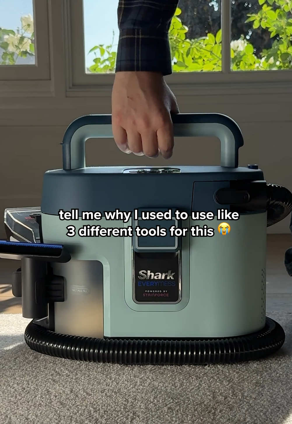 your one-stop-shop for stains   introducing EveryMess ✨ the ultimate three-in-one vacuum, stain cleaner, and wet vac tool designed to clean whatever life throws at you (and we mean literally if you have kids)   Linked in our bio #SharkEveryMess 