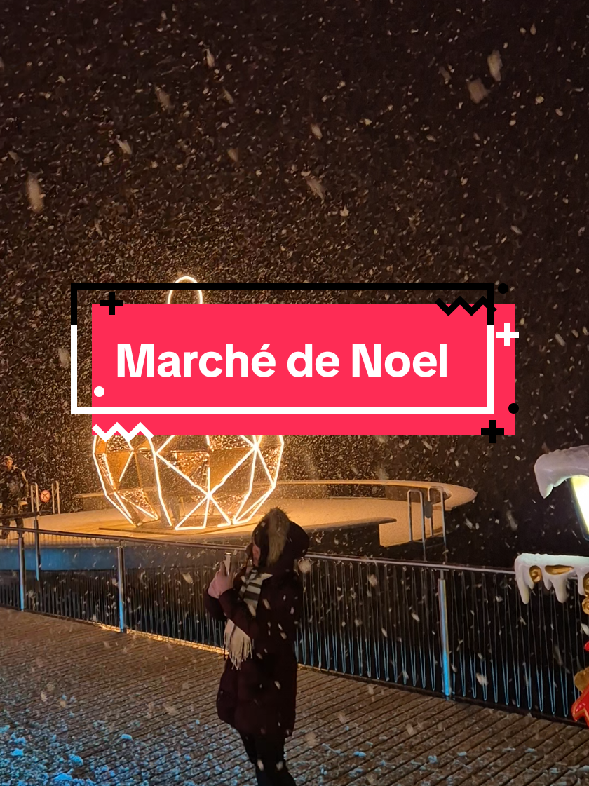 Marché de Noel # neige#Montreux 