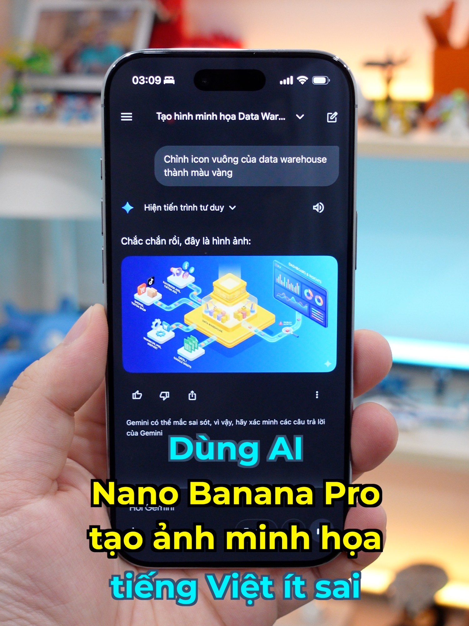 Gemini Nano Banana Pro: dùng AI tạo ảnh ngon ghê, chữ tiếng Việt ít sai hẳn #LearnOnTikTok #ThanhCongNghe