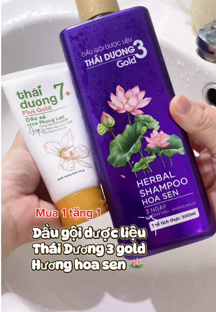 Giảm rụng giảm khô xơ cho mái tóc suôn mượt. Dầu gội dược liệu thái dương 3 gold hương hoa sen #hanhhanhbachhoaonline #daugoiduoclieuthaiduong #thaiduong3gold #gaugoithaiduonghuonghoasen  @Hạnh Hạnh Bách hoá online 🌼 