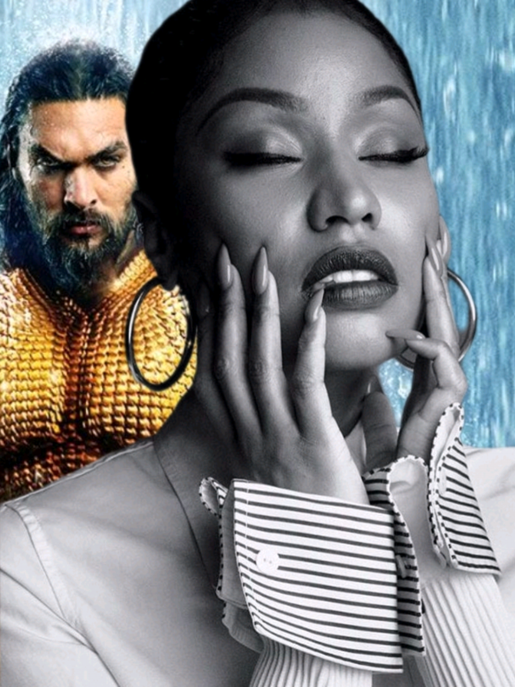 A Doodle A Day 10 🦸 DC Comics ⭐ Drawing AQUAMAN'S TRIDENT 🔱 So Far ..To NIKKI MINAJ 🎶 DID IT ON'EM?? 🤔 #fyp #artwork #sketch #dccomics #aquaman 