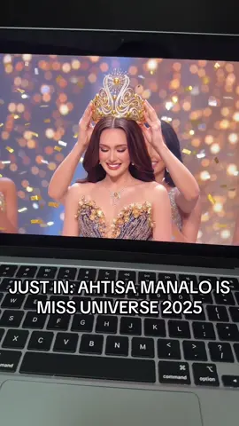 Congratulations! 👑💐 #AhtisaManalo #Ahtisa #MissUniverse #MissUniverse2025 #MissUniversePhilippines