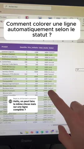 Replying to @JR Gorlem  🔽 Enregistre la vidéo pour ne pas oublier !  #excel #exceltips #worksmarternotharder #microsoftexcel #productivité 