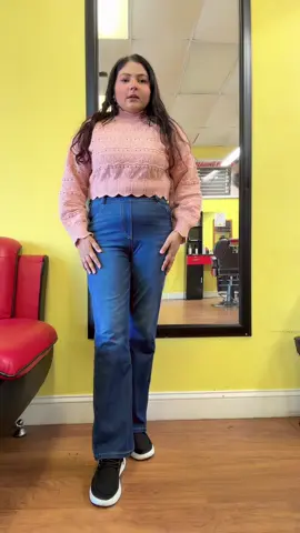 Halara Flex™ High Waisted Tummy Control Pockets Straight Leg Washed Casual Jeans @Halara @Halara_official @Halara shop @halara_uk #halaraeveryday #halaraleggings #blackfriday #dealsforyoudays #denimjeans 