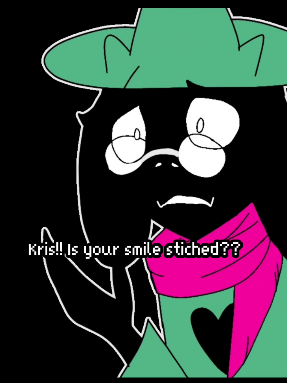 Alastor is your smile stiched #deltarune #hazbinhotel #meme #undertale #fyp 