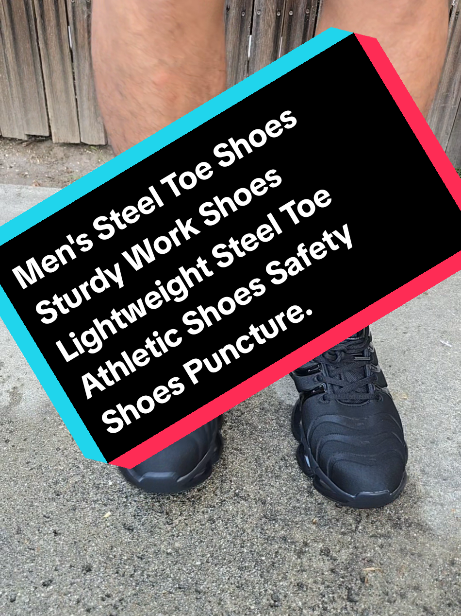 Men's Steel Toe Shoes Sturdy Work Shoes Lightweight Steel Toe Athletic Shoes Safety Shoes Puncture Resistant Composite Toe Outdoorfun #TikTokShopBlackFriday #TikTokShopCyberMonday #TikTokShopThanksGiving #TikTokShopChristmas #TikTokShopFallDealsForYou 