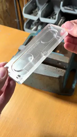 3Dprinted mold for casting silicone. It was printed on Formlabs Form4L with clear resin V5. #3dprint #3dprinting #formlabs #3dprinter 