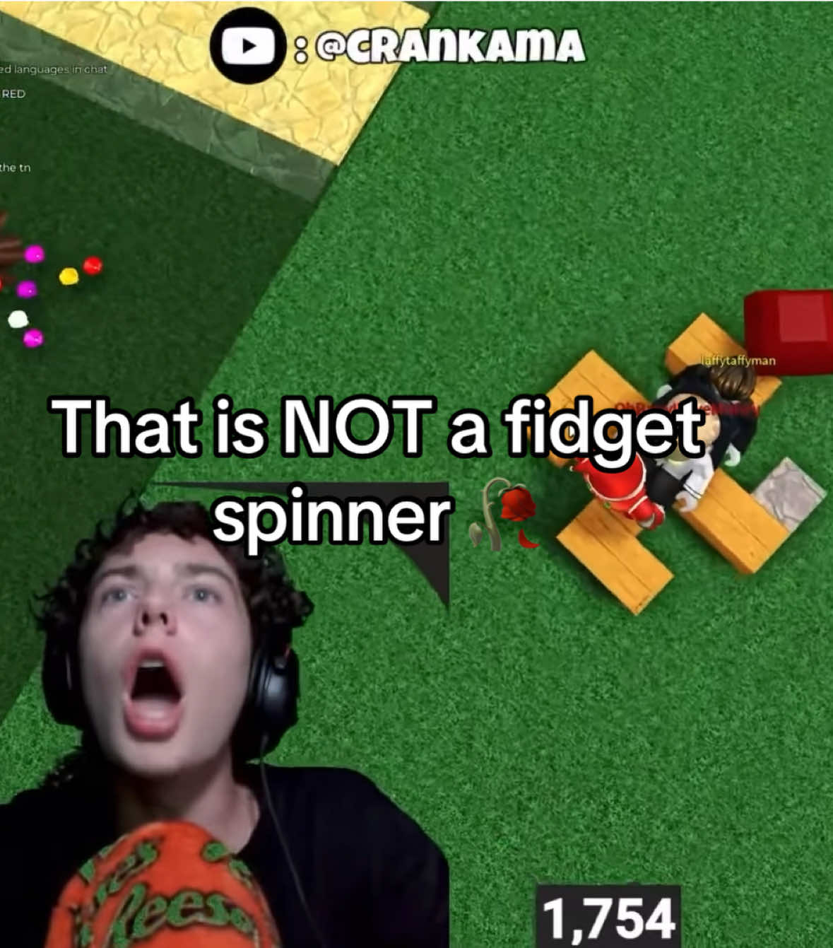 OhBabyILoveMoney’s fidget spinner 😂 #crankama #ohbabyilovemoney #buildaboat #roblox #fyp 