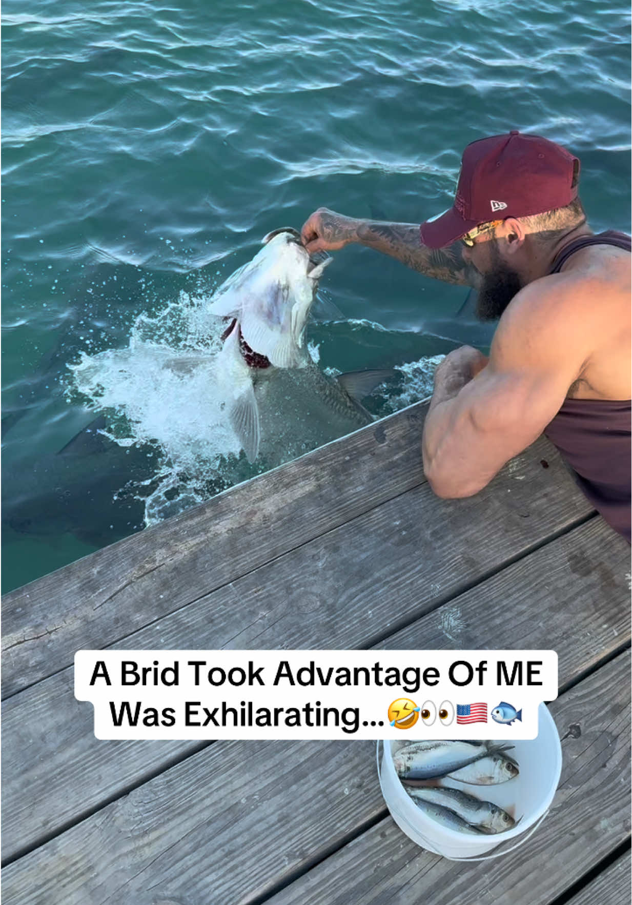 A bird really just took advantage of me…👀👀👀👀 #A#AmericaF#FishW#WildlifeA#AdventureExplore