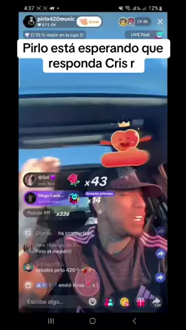 Pirlo está esperando que responda Cris r #pirlo #blessd #tiradera #crisr 