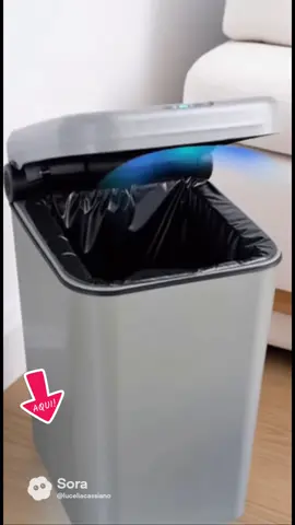 Lixeira Automática com Sensor Inteligente#lixeiraautomaticacomsensorinteligente#lixeiraautomatica#lixeirainteligente#tiktokshopbrasil