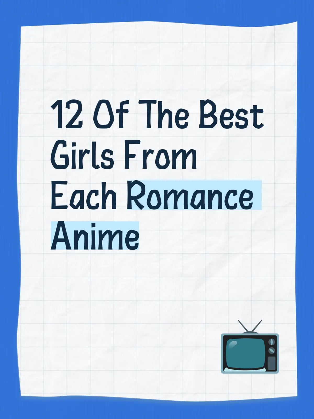 Names: 1. Miku Nakano 2. Eiai Nano 3. Akari Watanabe  4. Marin Kitagawa 5. Kaori Miyazono 6. Himari Inuzuka 7. Zero Two 8. Anna Yanami 9. Nazuna Nanakusa 10. Mai Sakurajima 11. Chika Fujiwara 12. Ruka Sarashina || #romanceanime #animefyp #viral #animeromance #fypシ゚ 