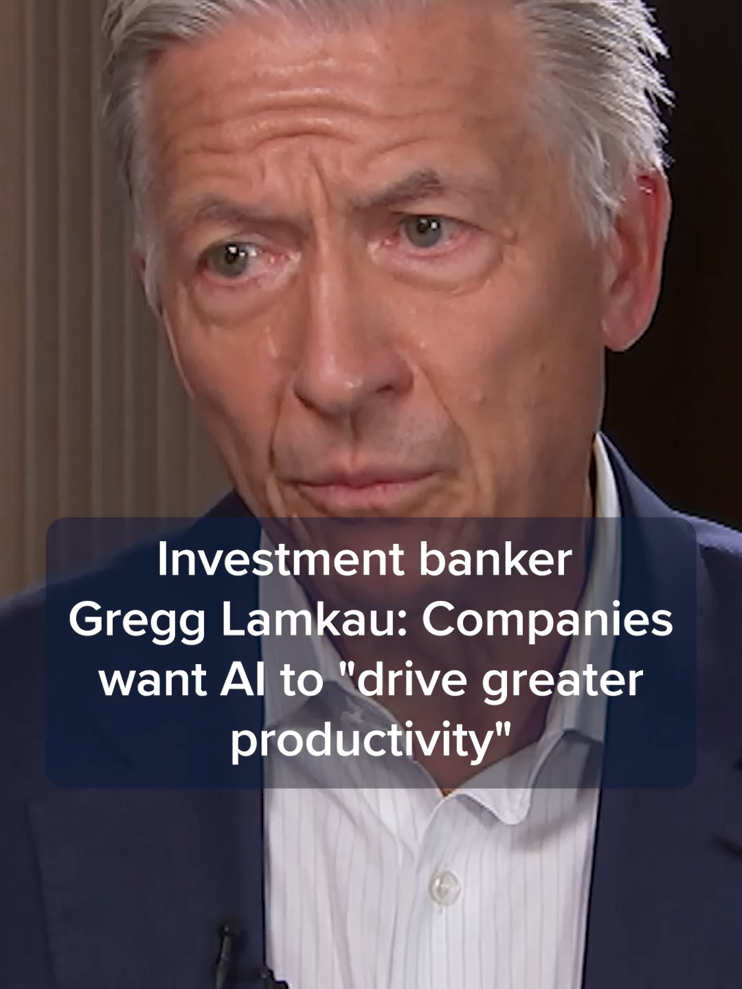 Banking legends Byron Trott and Gregg Lemkau discuss how companies are thinking about #AI to help drive productivity.  Tap the #linkinbio or the link on screen to sign up for the #CNBC Inside Wealth newsletter to find more: