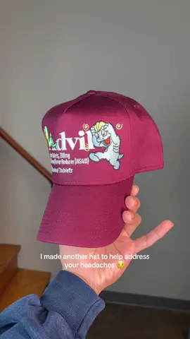 Pop this hat on and watch the pain go away 🤕 #pokemon #hat #customhat #anime #merch 