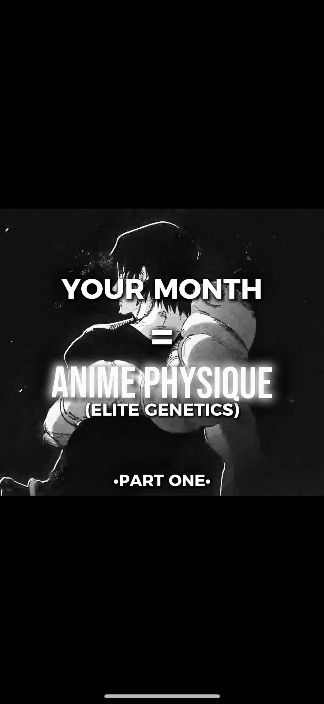 Part 1| Your Month = Anime Physique 💪🏋️‍♂️ #tojifushiguro #jujutsukaisen #goku #dragonball #demonslayer 