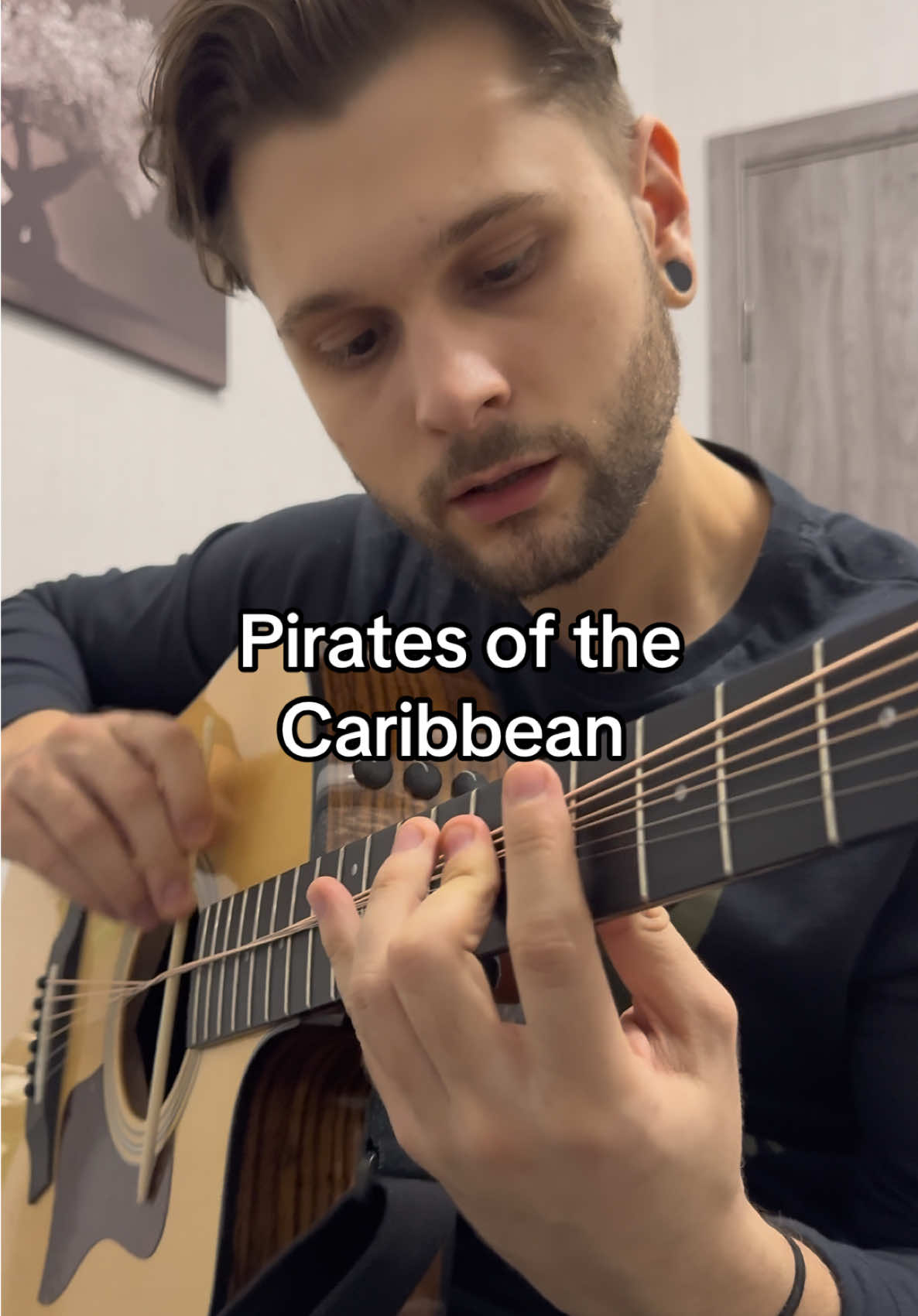 Pirates of the Caribbean #guitar #🇺🇸 