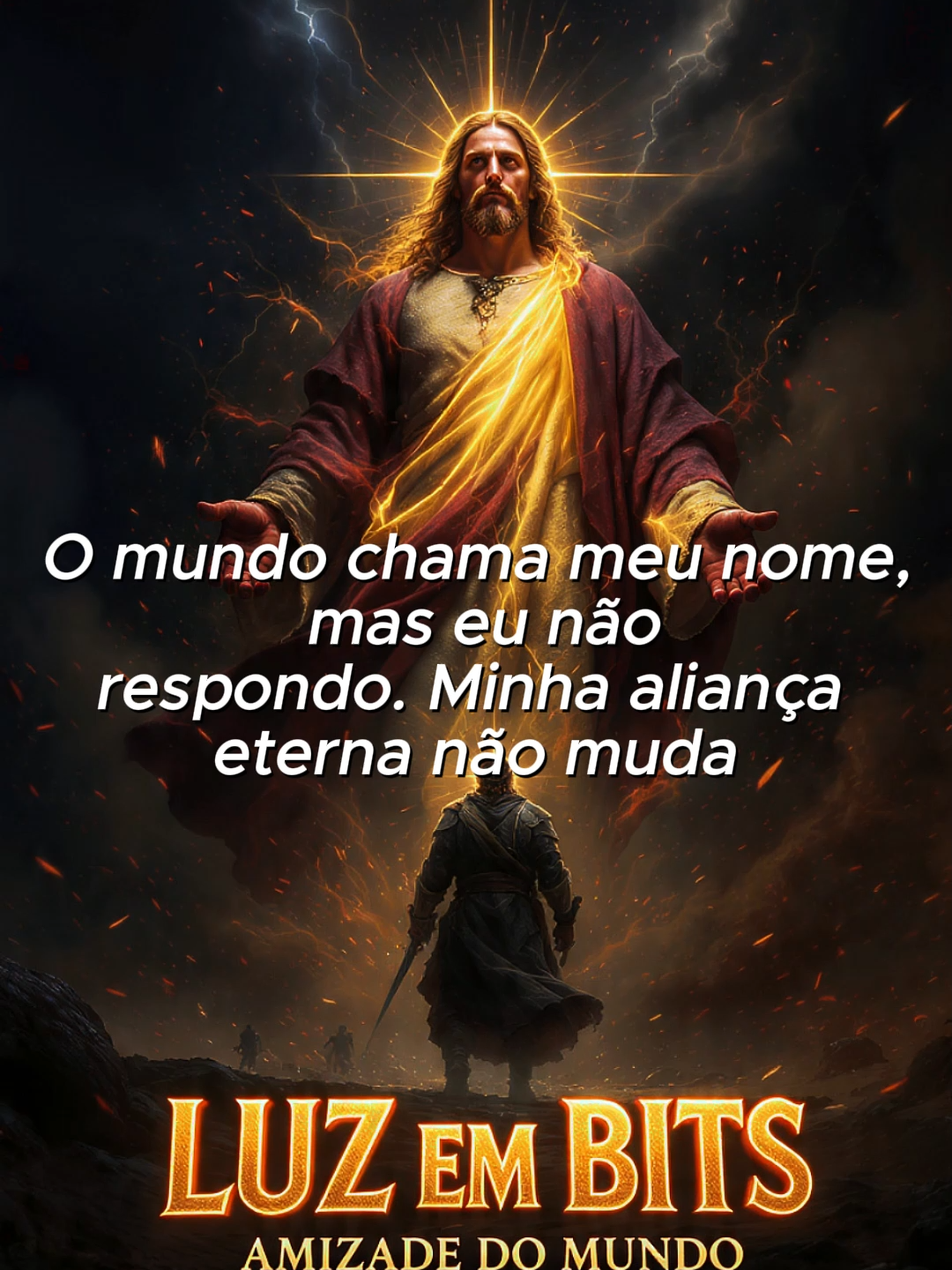 🔥 “Amizade do Mundo – Luz em Bits” A batalha entre luz e trevas é real — e essa música é o grito de guerra de quem decidiu não negociar a fé. Quando o mundo chama pelo nome, a verdade ruge mais alto. Quando as trevas sussurram, a luz responde como um trovão. Essa faixa é pra quem: ⚔ Escolheu o caminho estreito ✨ Não troca o eterno pelo momentâneo 🔥 Mantém a espada da fé levantada 👑 Serve ao Cristo Invicto Se a luz te chama… você responde? Comente: De que lado você está na batalha espiritual? #LuzEmBits #AmizadeDoMundo #TrapGospel #GospelTrap #GospelMusic #Fe #GuerraEspiritual #LuzContraTrevas #CristoInvicto #Santidade #MusicaCrista #MusicaGospel #ShortsGospel #ReelsGospel #TikTokGospel #Deus #Cristianismo #Adoracao #Louvor #PalavraDeDeus #MusicaEpica #MusicaMotivacional #Gospel2025 #ChristianMusic #MusicaNova #FogoDoEspirito #GuereiroDeDeus #EscolhiOCeu