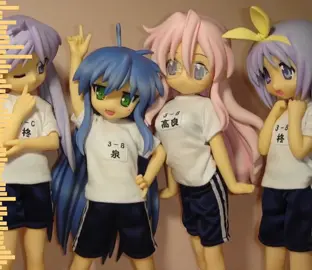 i will stop making rushed slop soon🥹 #konataizumi#luckystar#figurine#2000s#edit