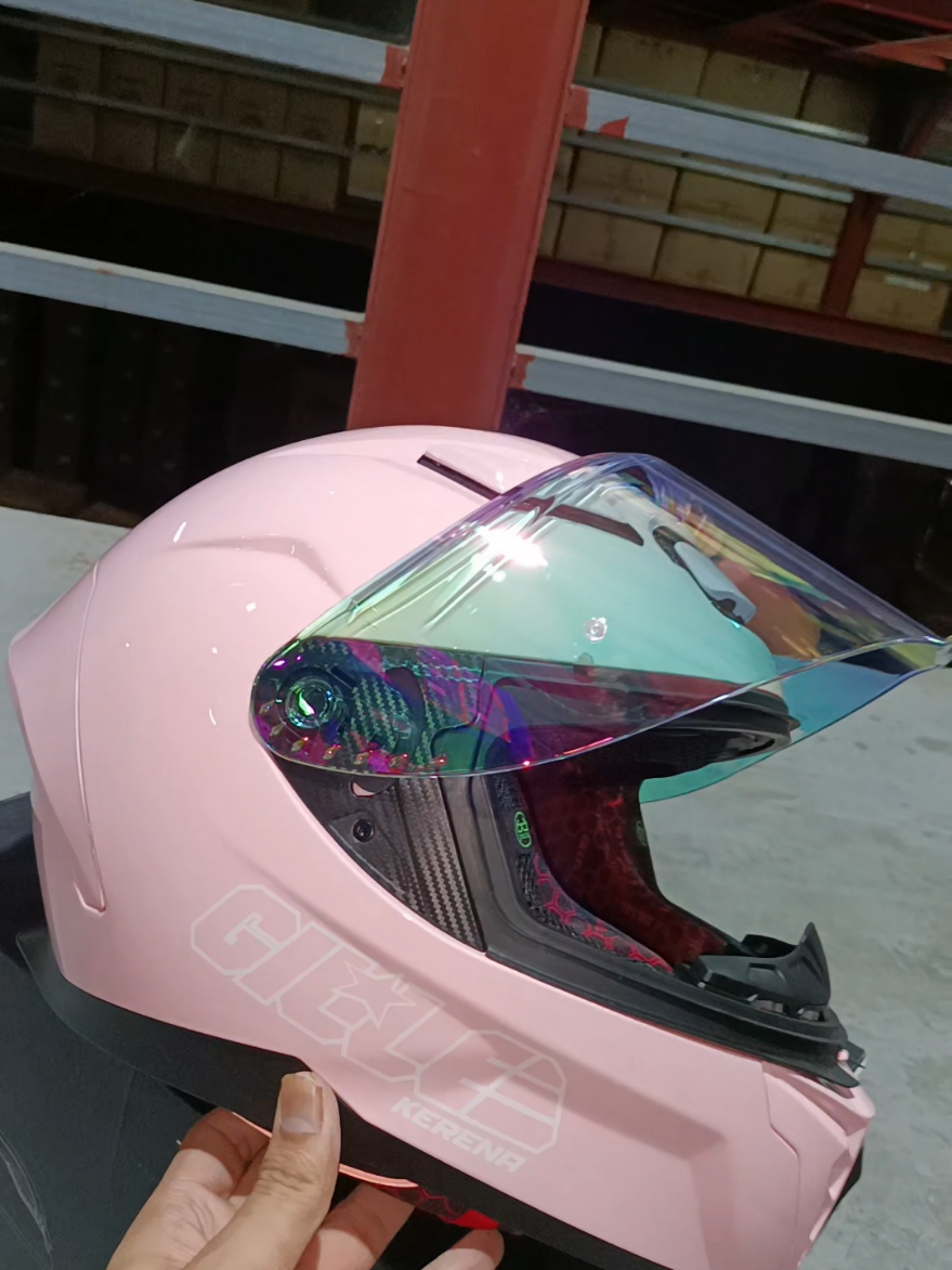 GILLE FF007 Kerena Mono Color Revo Lens Full Face Single Visor Helmet ✨ #trending  #gille 