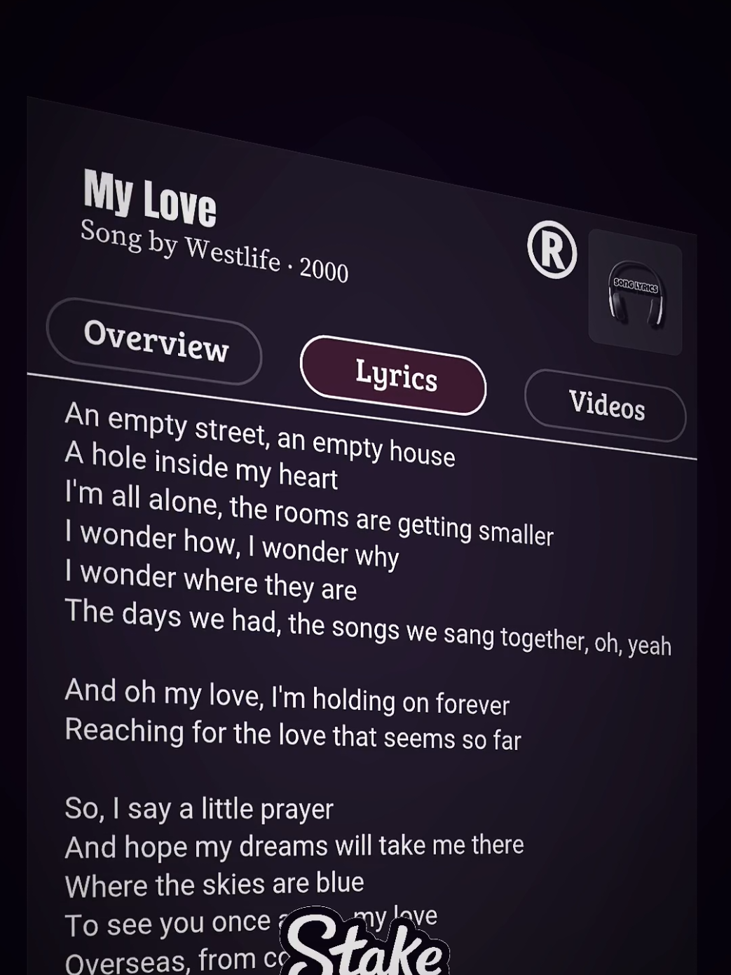 My Love | Karaoke 🎶 #mylove #westlife #song #karaoke #lyrics 