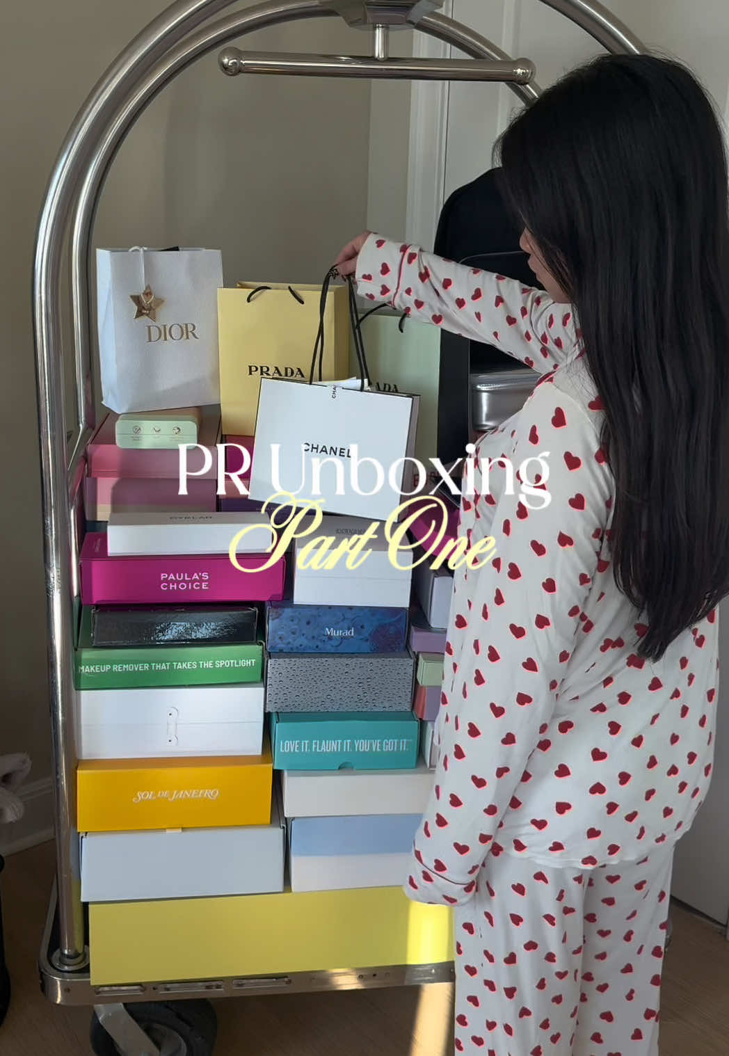 HUGE FALL PR UNBOXING🎀📦unbox all my pr gifts from the past 2 months with me! i haven’t done one of these in a while but im so grateful to all the amazing brands who send me these beautiful gifts! 🥹🩷 @pradabeauty @Saie @Diorbeauty @chanel.beauty @Mugler @rhode skin @Sol de Janeiro @Maison Margiela @Rare Beauty @Tatcha US @Shark Beauty @LOCCITANE @Huda Beauty @Gisou @PEPPERMAYO i’m so excited to use everything! #prunboxing #unboxing #unboxinghaul #beautyinfluencer #BeautyTok 
