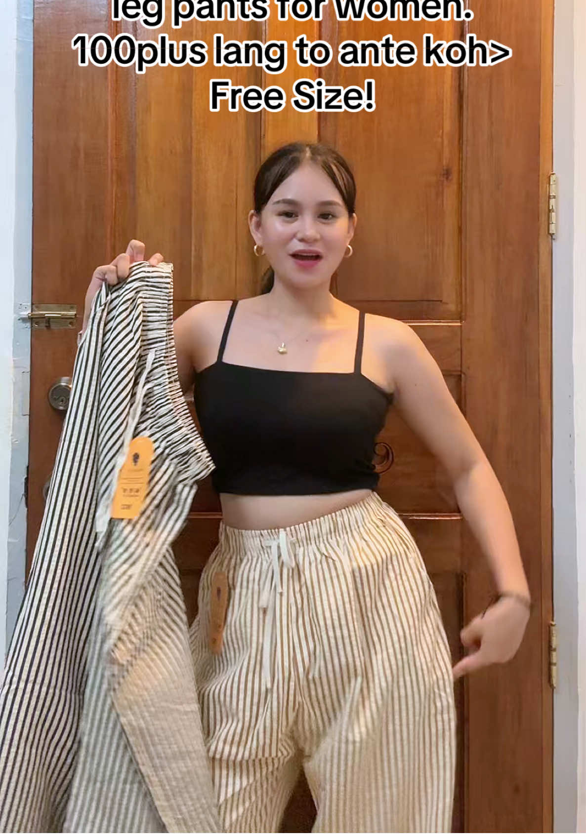 Buy 1 take 1 Double pocket straight leg pants for women!