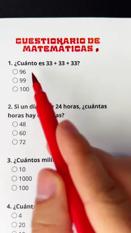 Cuestionario de matematicas🤓 How many questions did you answer correctly? #quiz #quiztime #preguntasyrespuestas #knowledge #math 