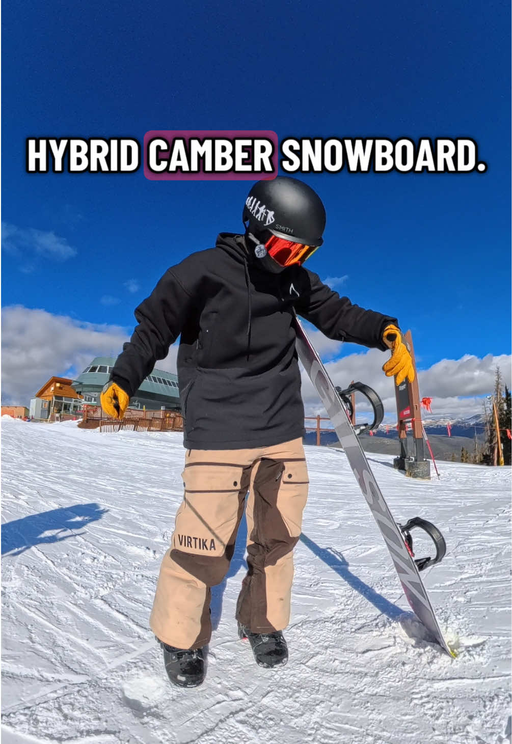 This is the @Gilson Snow Undead Snowboard! 🧟‍♂️  . . #snowboard #snowboarding #skiing #ski #snow 