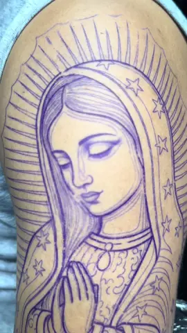 Virgen de Guadalupe 🙏🏻 #virgendeguadalupe #virgenmorena #🙏🏻 #blackandgreytattoo #tattoos 