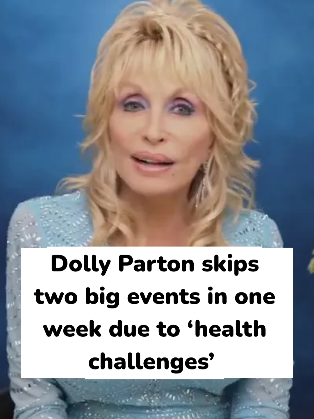 Dolly Parton skips two big events in one week due to ‘health challenges’ #dollyparton #healthconcerns #healthchallenges #celebritynews
