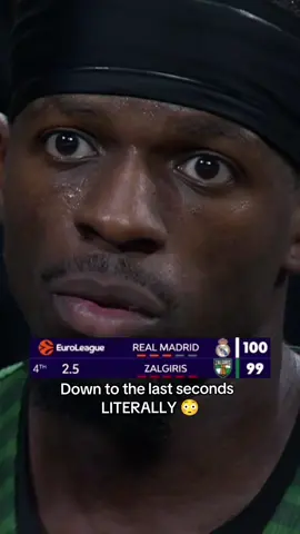Final Minutes 🤯 One of their TIGHTEST endings 👀Real Madrid vs Žalgiris  #euroleague #realmadrid #zalgiris #basketballtiktok 