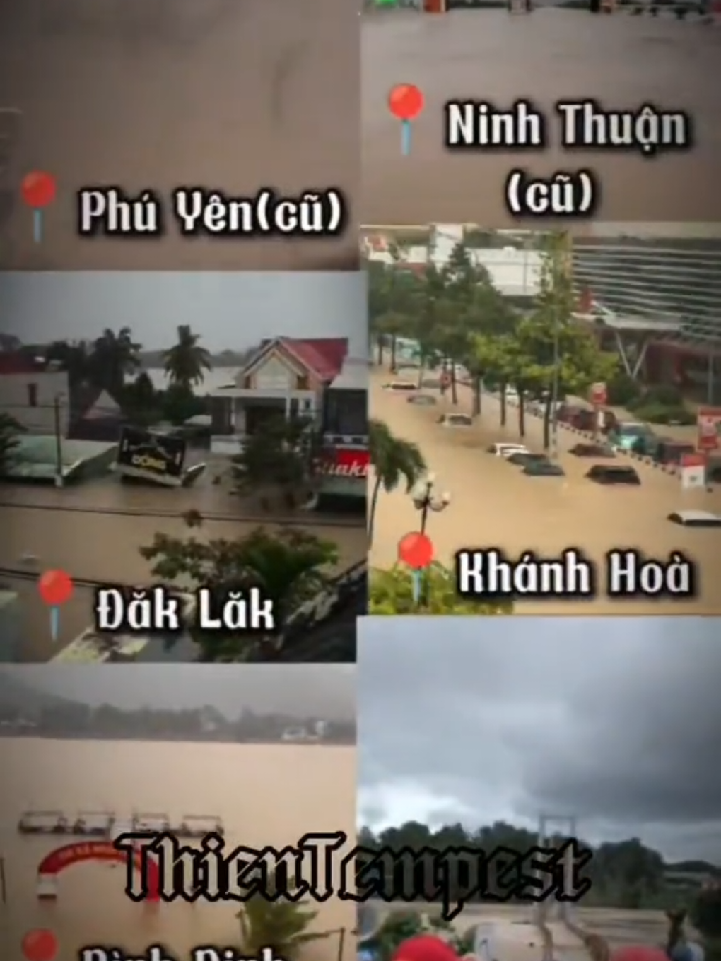 Thương lắm Miền Trung ơi, Bạn có cảm thấy năm nay Thiên Tai cả nước bất thường hơn mọi năm không ? #khanhhoa #quynhon #đăklăk #lũ #thientempest🌪️⚡ 