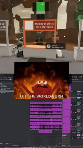 @Chris Grey I remixed your song 🙏 #lettheworldburn #roblox #micup #musicproducer #brazilianfunk
