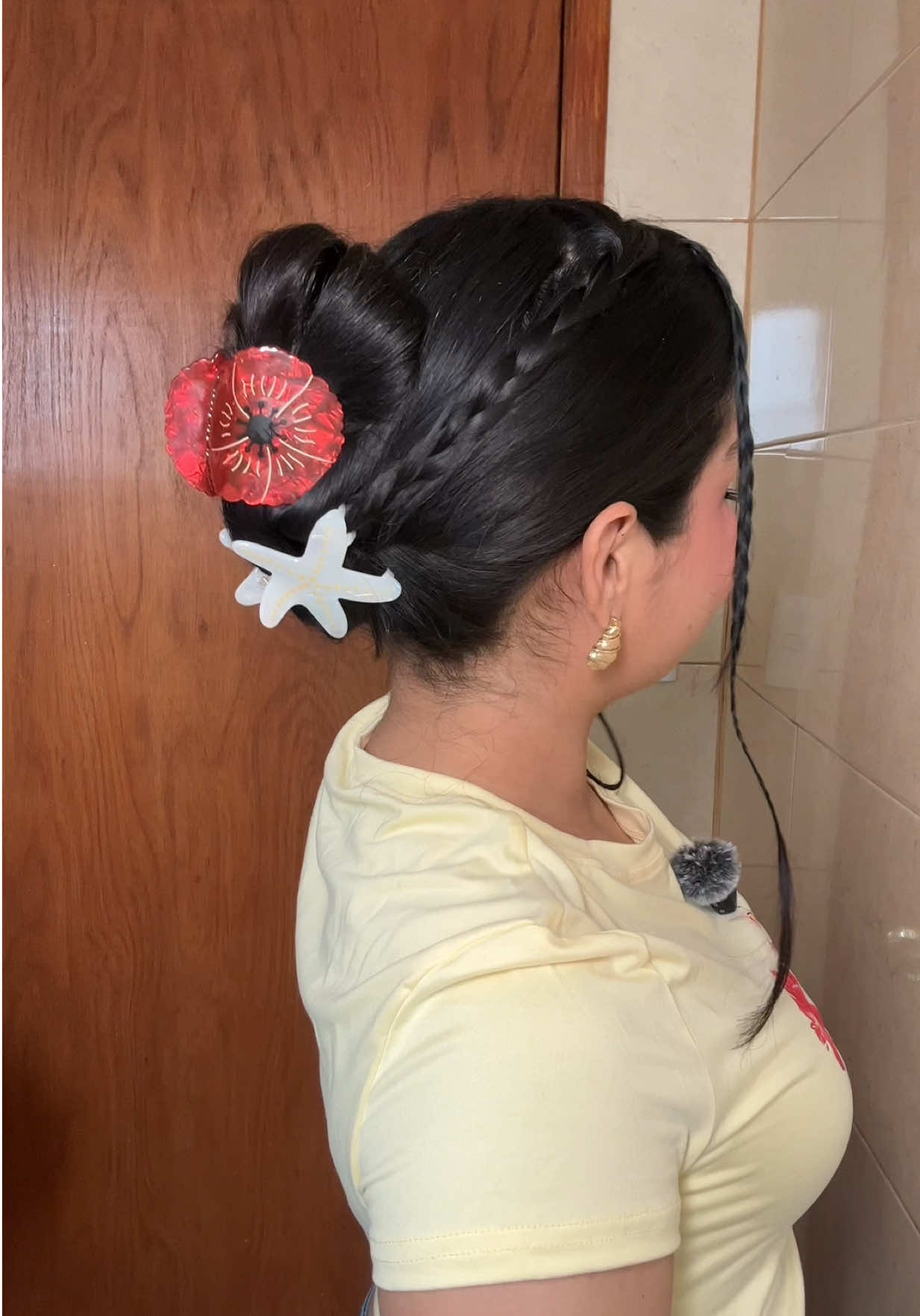 Respuesta a @Mayeisa peinado recogido fácil💗🥥🌸✨ #hairstyle #peinados #hairtutorial #peinadorecogido 
