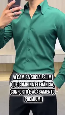 A camisa social Slim que combina elegância, conforto e acabamento premium! Caimento perfeito, tecido de qualidade e estilo para qualquer ocasião — trabalho, eventos ou dia a dia. Um verdadeiro achadinho que deixa qualquer homem mais alinhado! #camisasocial #modamasculina #achadinhododia #shopeebrasil #slimfit 