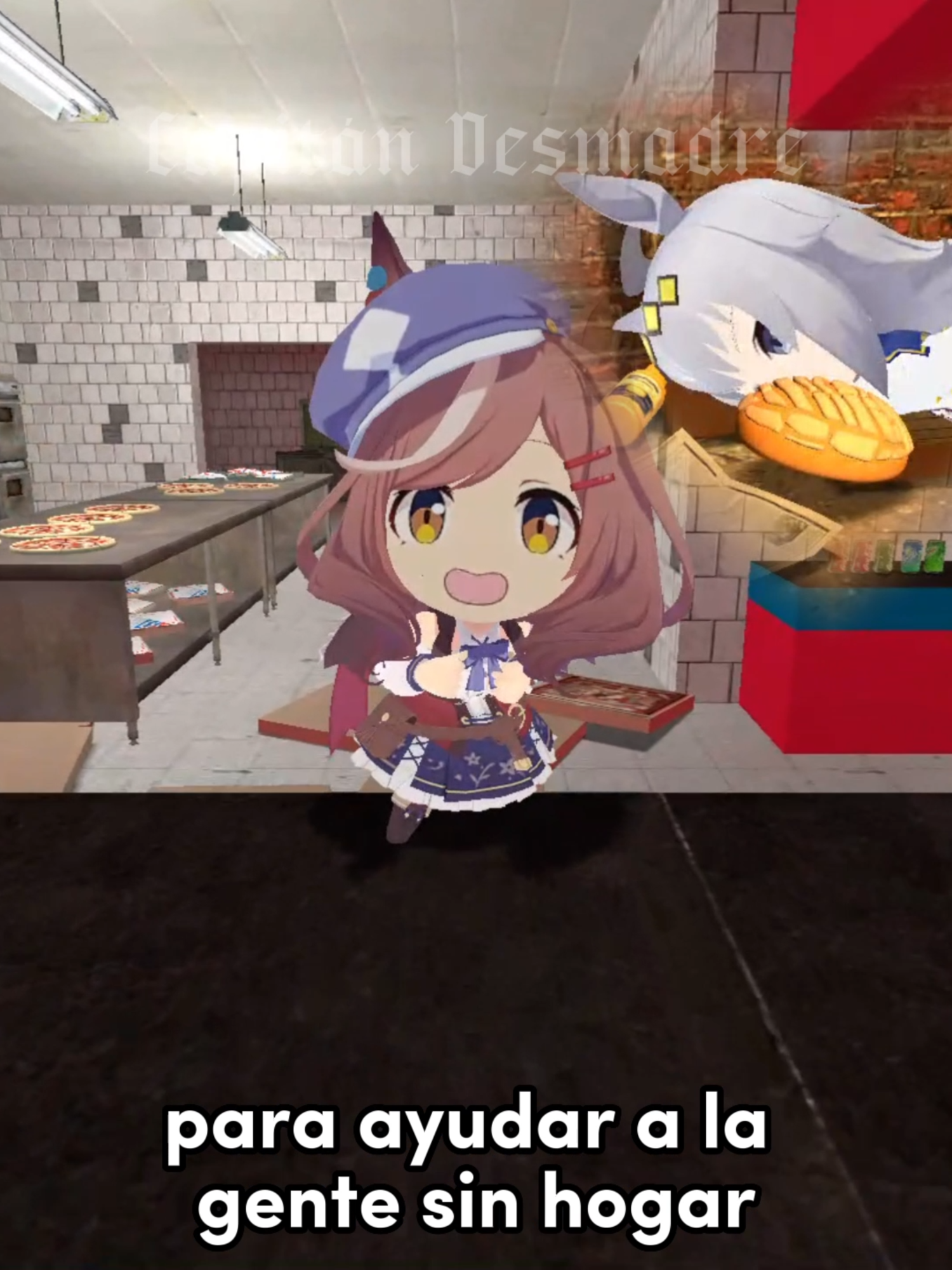 Goldship ayuda a la gente sin hogar 💖🍕#umamusume #umamusumeprettyderby #manbo #mambo #matikanetannhauser #Goldship #golshi #meme